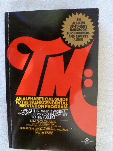 9780345240965: TM: An Alphabetical Guide ot the Transcendental Meditation Program [First Edition]