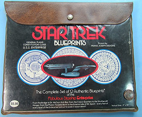 9780345244710: Star Trek Blueprints: the Complete Set of 12 Authentic Blueprints of the Fabulous Starship Enterprise General Plans, Constitution Class, U. S. S. Enterprise
