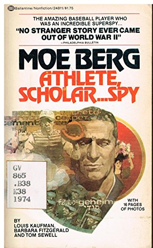 Stock image for Moe Berg: Athlete, Schlr for sale by ThriftBooks-Dallas