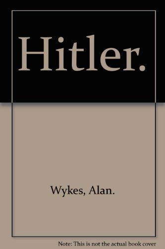 Imagen de archivo de Hitler. a la venta por Wonder Book