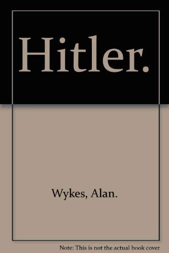 Stock image for Hitler. for sale by Wonder Book