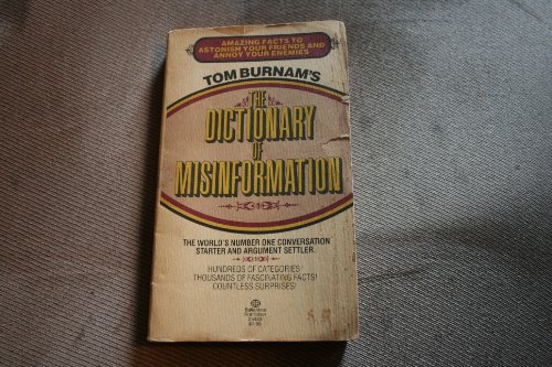 Beispielbild fr Dictionary of Misinformation zum Verkauf von Wonder Book