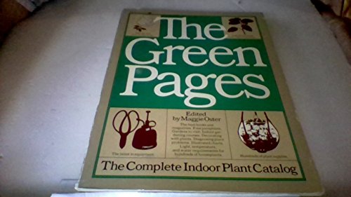 Imagen de archivo de The Green pages: The complete indoor plant catalog a la venta por HPB-Ruby