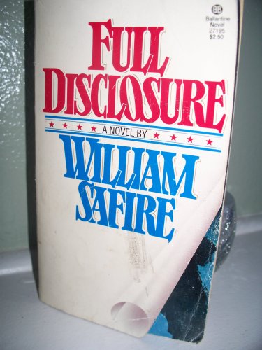 Beispielbild fr Full Disclosure: A Novel zum Verkauf von gearbooks