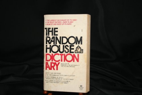 Stock image for the Random House Dictionary for sale by Ed Buryn Books