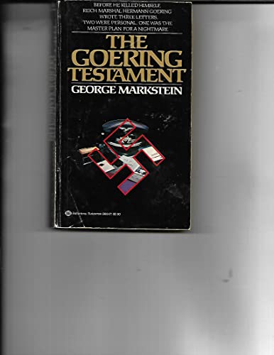 Imagen de archivo de The Goering Testament a la venta por Better World Books