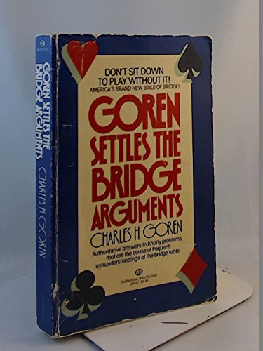 Beispielbild fr Goren Settles the Bridge Arguments zum Verkauf von Basement Seller 101