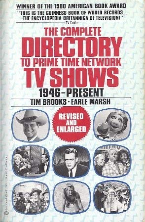 Beispielbild fr The Complete Directory to Prime Time TV Shows 1946 - Present zum Verkauf von HPB-Emerald