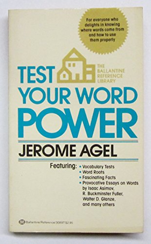 Test Your Word Power (9780345308979) by Agel, Jerome