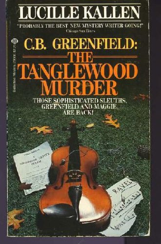 Stock image for C.B. Greenfield: The Tanglewood Murder for sale by Colorado's Used Book Store