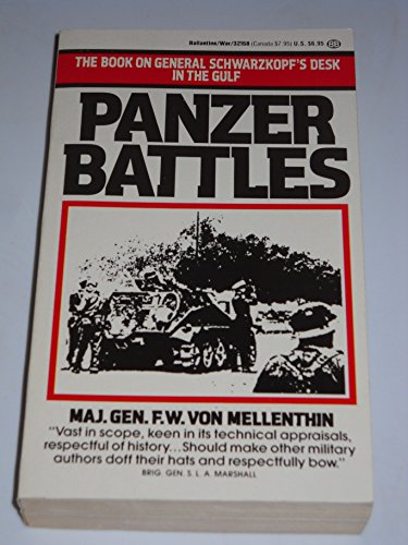9780345321589: Panzer Battles