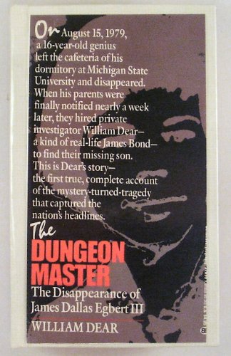 Beispielbild fr The Dungeon Master: The Disappearance of James Dallas Egbert III zum Verkauf von FOLCHATT