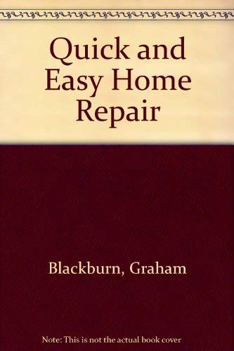 Imagen de archivo de Quick and Easy Home Repairs a la venta por Wonder Book