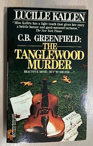 Beispielbild fr C.B. Greenfield: The Tanglewood Murder zum Verkauf von Robinson Street Books, IOBA