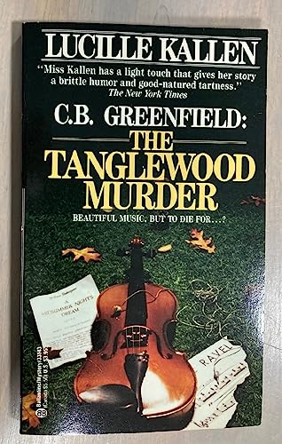 Stock image for C.B. Greenfield: The Tanglewood Murder for sale by ThriftBooks-Atlanta