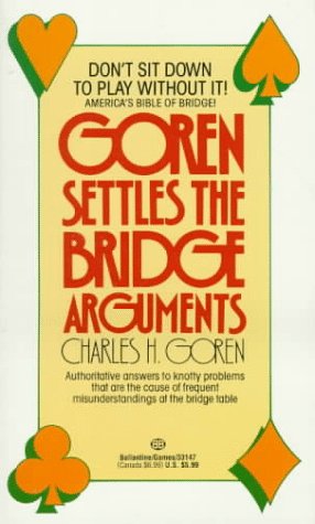Beispielbild fr Goren Settles the Bridge Arguments zum Verkauf von SecondSale