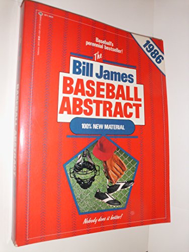 Beispielbild fr Bill James Baseball Abstract, 1986 zum Verkauf von Books of the Smoky Mountains