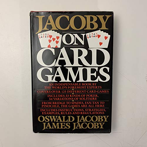 Imagen de archivo de Jacoby on Card Games a la venta por Wonder Book