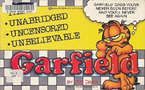 Stock image for 7 titles: The Unabridged, Uncensored, Unbelievable Garfield & Garfield Chews the Fat, His 17th Book & Garfield Swallows His Pride, His 14th Book & Garfield Rounds Out, His 16th Book & Garfield Rolls On, His 11th Book & Garfield in the Rough & Garfield World-Wide, His 15th Book & Garfield Makes It Big, His 10th Book for sale by Alf Books