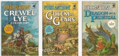Stock image for Spellbound Xanth: Dragon on a Pedestal, Crewel Lye, Golem in the Gears for sale by GF Books, Inc.