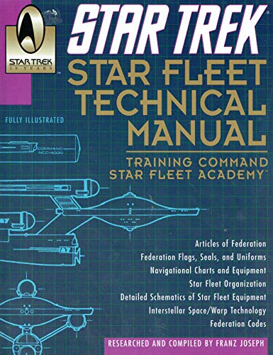 Imagen de archivo de Star Trek: Star Fleet Technical Manual a la venta por Wonder Book