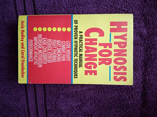 Imagen de archivo de Hypnosis for Change a la venta por Better World Books