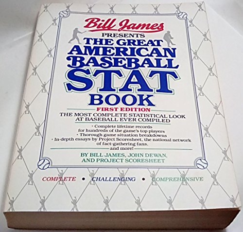 Beispielbild fr Bill James' Great American Baseball Stat Book 1987 zum Verkauf von Better World Books