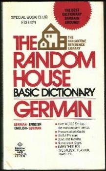 9780345346001: The Random House Basic Dictionary German