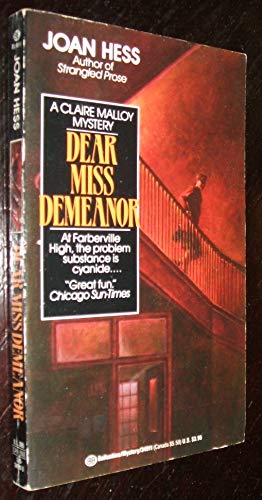 Stock image for Dear Miss Demeanor (Claire Malloy Mysteries, No. 3) for sale by SecondSale