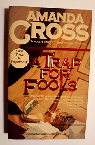 Beispielbild fr A Trap for Fools (Kate Fansler Novels) zum Verkauf von SecondSale
