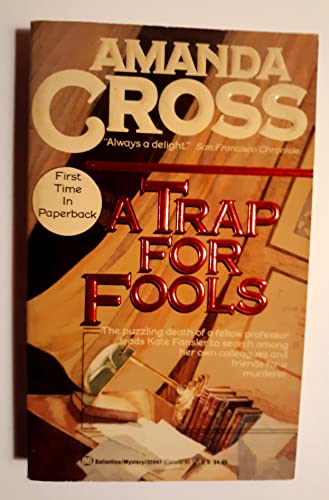 Imagen de archivo de A Trap for Fools (Kate Fansler Novels) a la venta por SecondSale