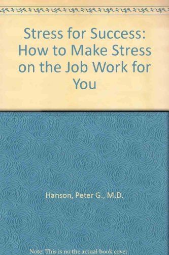 Imagen de archivo de Stress for Success a la venta por Books for a Cause