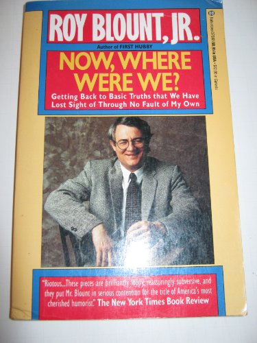 Beispielbild fr Now, Where Were We? zum Verkauf von Better World Books: West