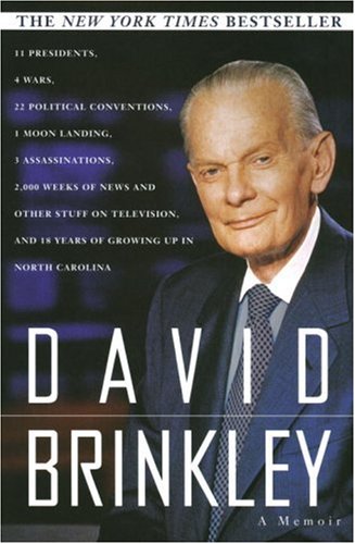 Beispielbild fr David Brinkley: A Memoir zum Verkauf von Wonder Book