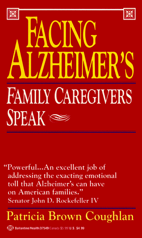 Beispielbild fr Facing Alzheimer's : Family Caregivers Speak zum Verkauf von Better World Books