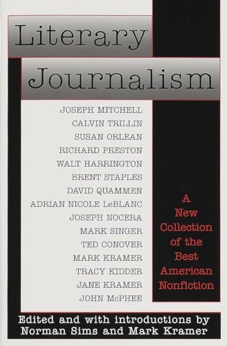 Stock image for Literary Journalism: A New Collection of the Best American Nonfiction for sale by SecondSale