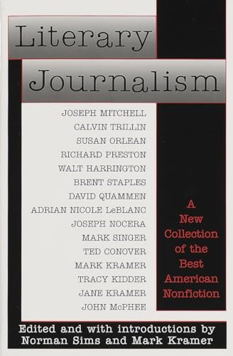 Stock image for Literary Journalism: A New Collection of the Best American Nonfiction for sale by Orion Tech