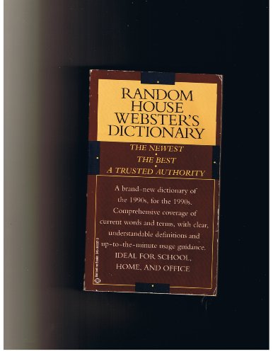 Beispielbild fr Random House Webster's Dictionary zum Verkauf von Better World Books