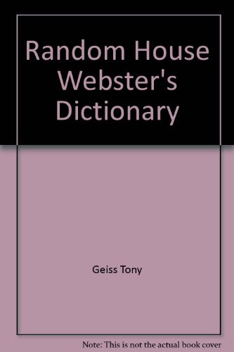 Random House Webster's Dictionary: Western Merch. Edition (9780345387059) by Random House Inactive Returns