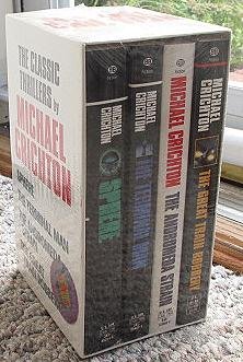 9780345397027: Crichton Thrillers-4 Vol. Boxed Set (Andromeda Strain Sphere The Great Train Robbery Terminal Man)