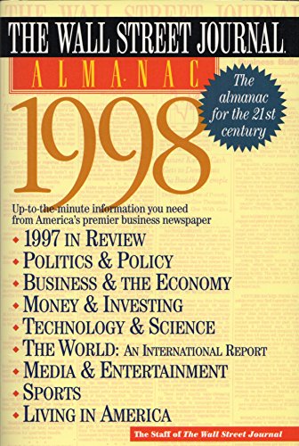 9780345405210: Wall Street Journal Almanac 1998
