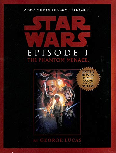 Stock image for Script Facsimile: Star Wars: Episode 1: The Phantom Menace for sale by HPB-Ruby