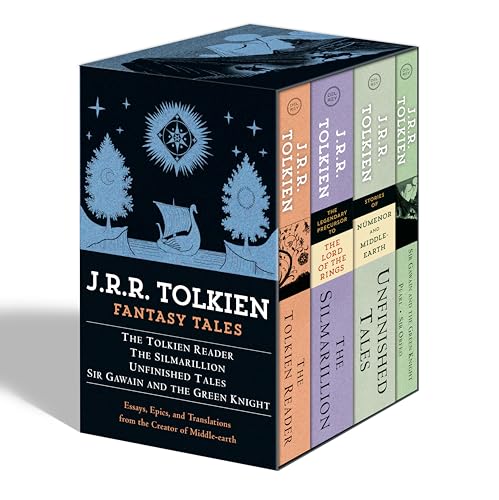 Stock image for Tolkien Fantasy Tales Box Set (The Tolkien Reader/The Silmarillion/Unfinished Tales/Sir Gawain and the Green Knight) for sale by SecondSale