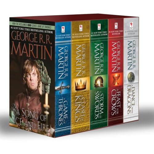 Stock image for George R. R. Martins A Game of Thrones 5-Book Boxed Set (Song of Ice and Fire Series) (A Song of Ice and Fire) for sale by Goodwill of Colorado