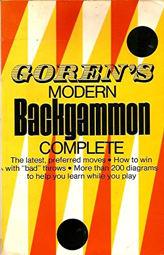 9780346121560: Gorens Modern Backgammon Complete