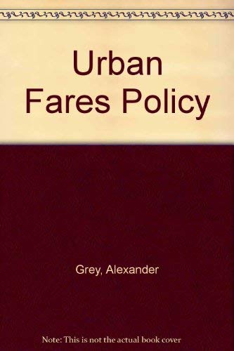 9780347010900: Urban Fares Policy