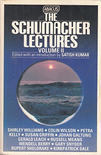 Imagen de archivo de The Schumacher Lectures - Volume 2 a la venta por Harry Righton