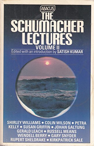 Stock image for The Schumacher Lectures, Vol. II for sale by Book Dispensary