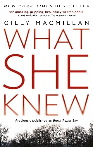 Stock image for What She Knew: The worldwide bestselling thriller for sale by AwesomeBooks