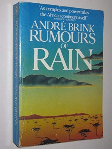 Stock image for Rumours of Rain for sale by Montclair Book Center